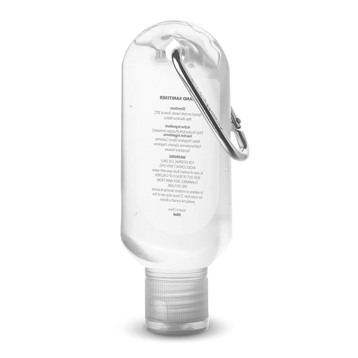 55ml Carabiner Hand Sanitiser - Printed