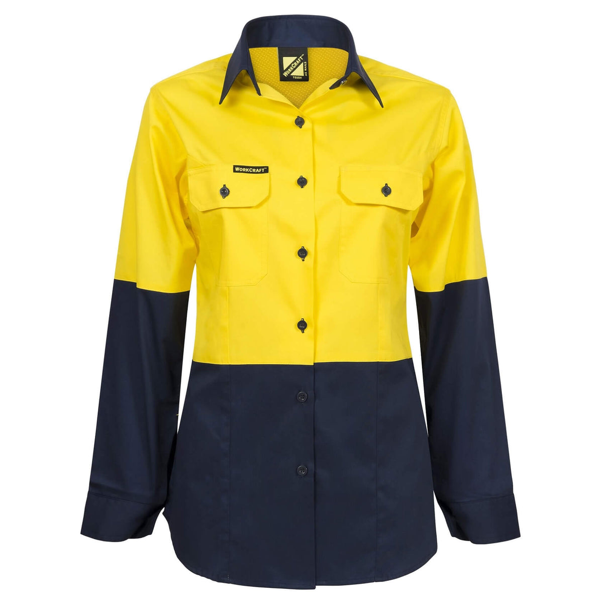 WSL502 Ladies Lightweight Hi Vis Two Tone Long Sleeve