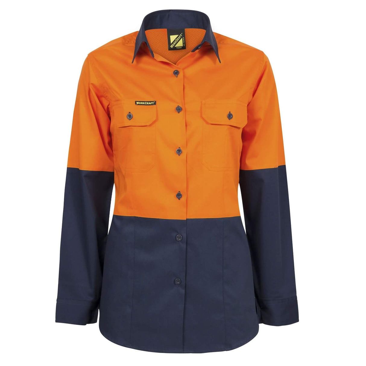 WSL502 Ladies Lightweight Hi Vis Two Tone Long Sleeve