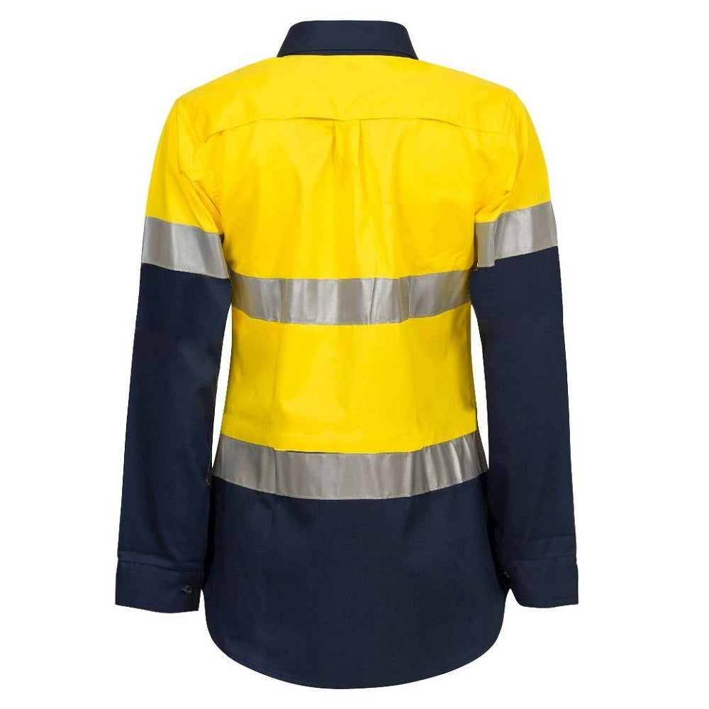 WSL501 Ladies Lightweight Hi Vis Two Tone Long Sleeve