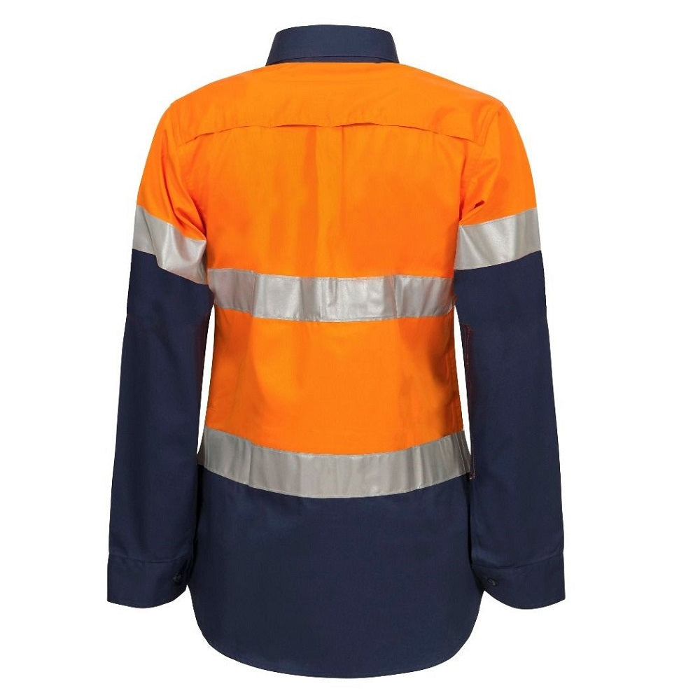 WSL501 Ladies Lightweight Hi Vis Two Tone Long Sleeve