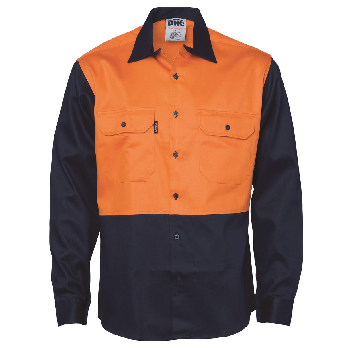 3406 Patron Saint® Flame Retardant Two Tone Drill Shirt L/S