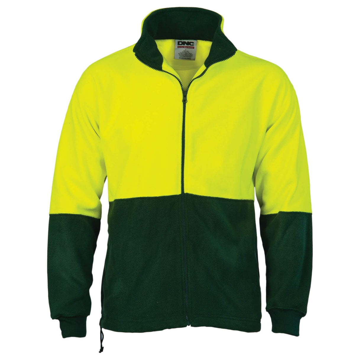 3827 HiVis Two Tone Full Zip Polar