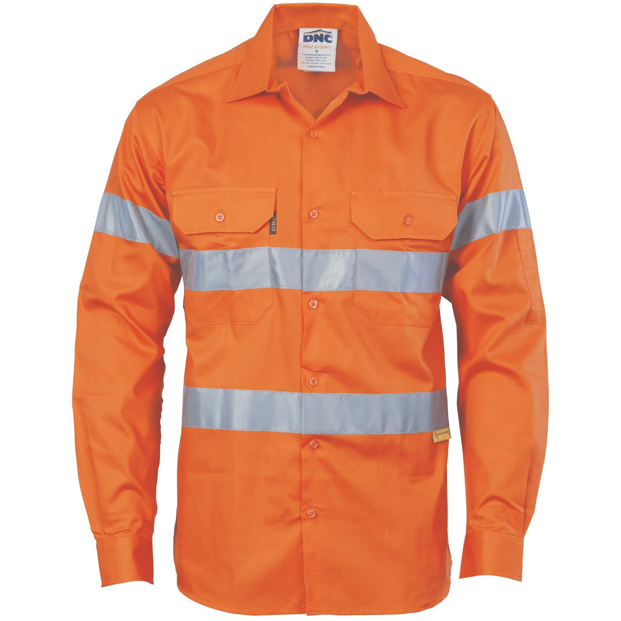 3885 HiVis Cool-Breeze Cotton Shirt Taped