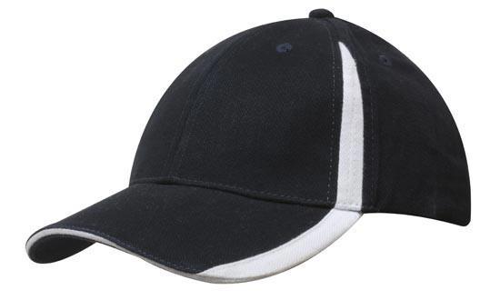 Headwear Brushed Heavy Cotton With Inserts On The Peak & Crown (4014)