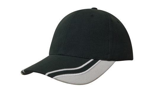 Headwear Brushed Heavy Cotton With Curved Peak Inserts (4073)