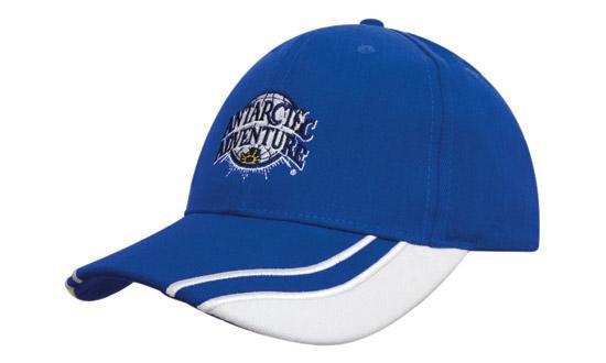 Headwear Brushed Heavy Cotton With Curved Peak Inserts (4073)