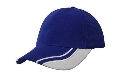 Headwear Brushed Heavy Cotton With Curved Peak Inserts (4073)