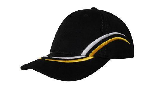 Headwear Brushed Heavy Cotton With Curved Embroidery On Crown And Peak (4075)