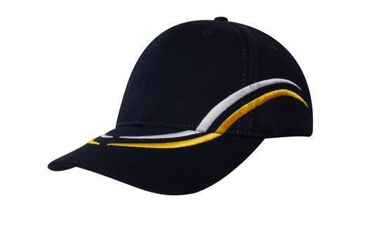 Headwear Brushed Heavy Cotton With Curved Embroidery On Crown And Peak (4075)