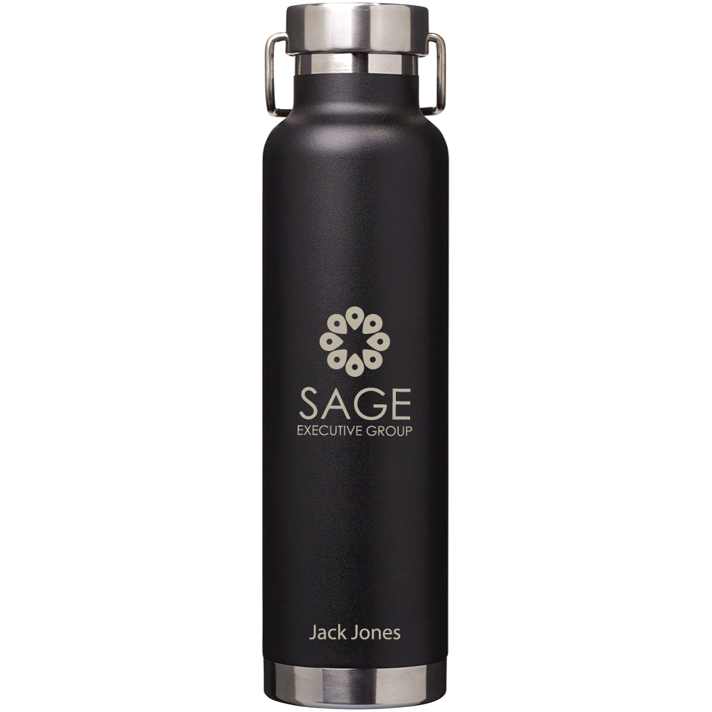 Copper Vacuum Insulated Bottle 650ml - Engraved
