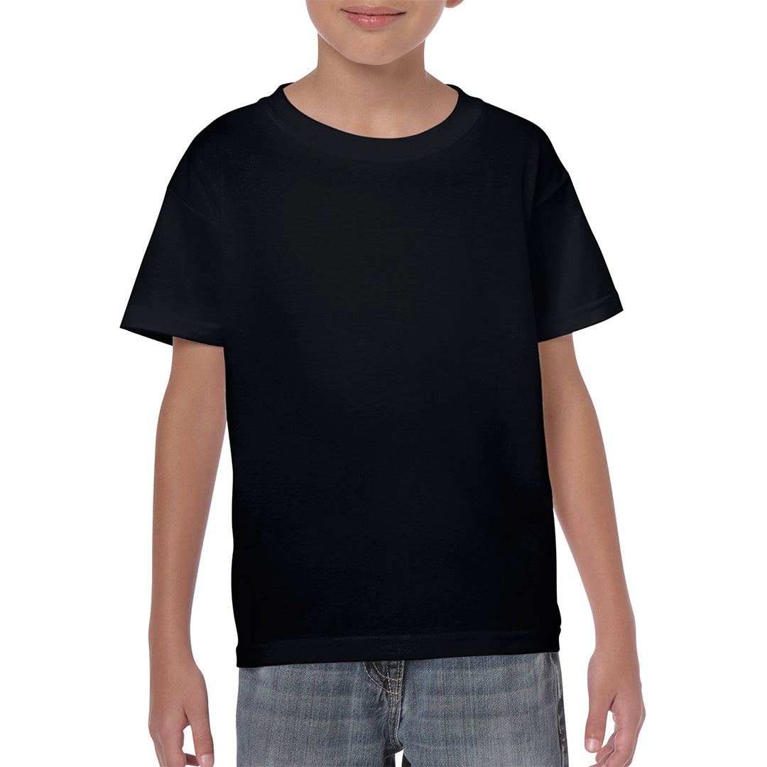 5000B Gildan Heavy Cotton Tee Youth Colours - Printed