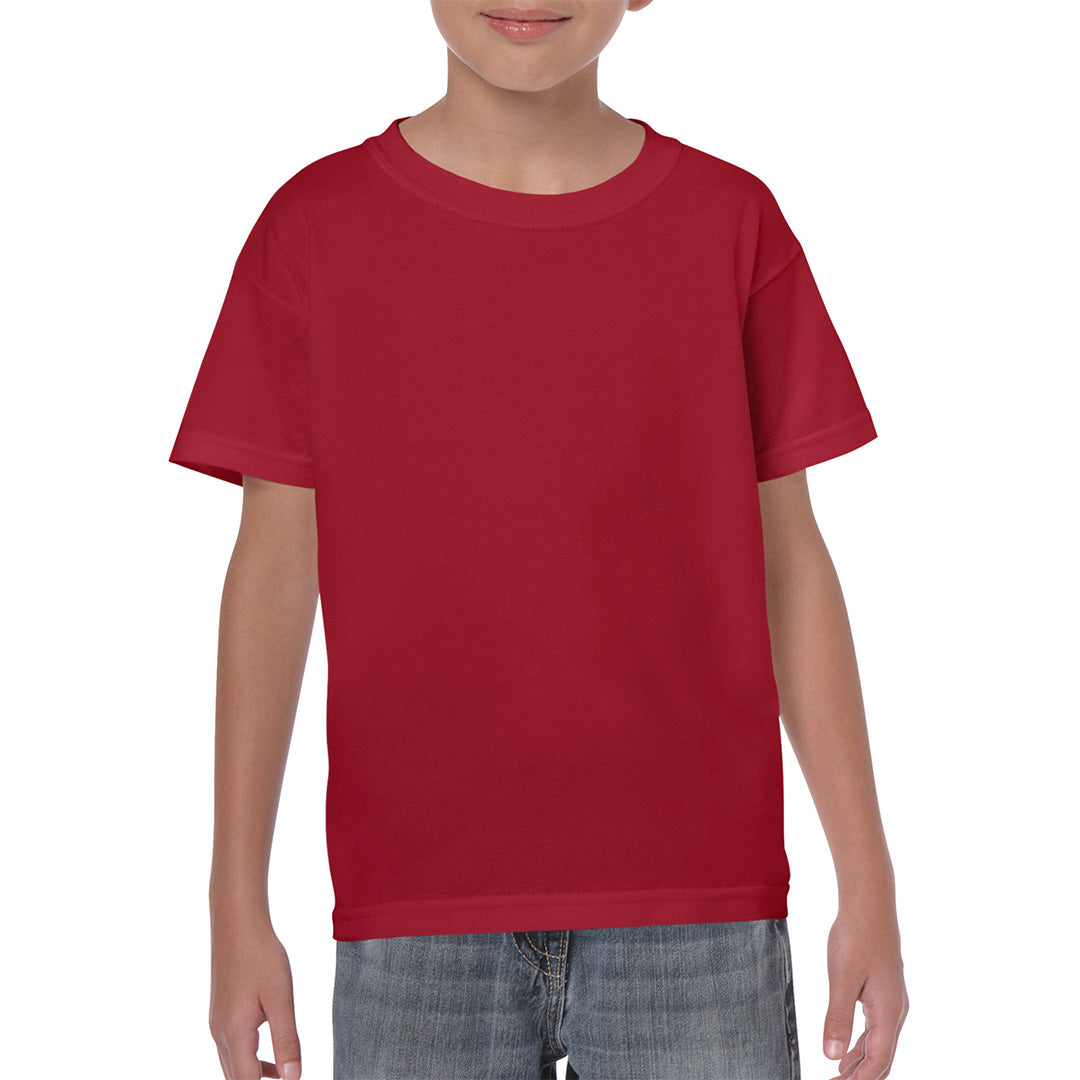 5000B Gildan Heavy Cotton Tee Youth Colours - Printed