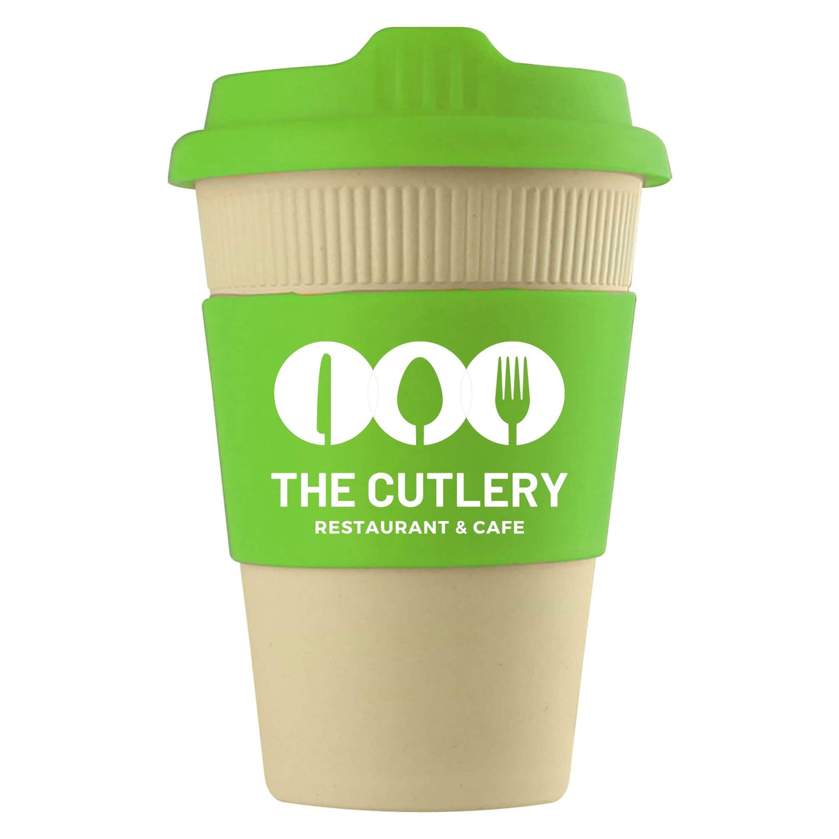 Ecco Bamboo Coffee Cup 12oz - Printed