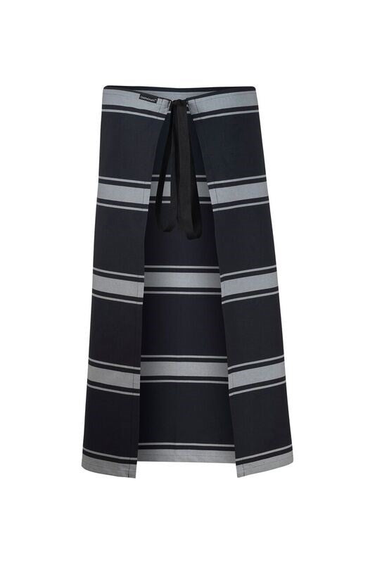 CA004 ChefsCraft 3/4 Length Butchers Stipe Apron