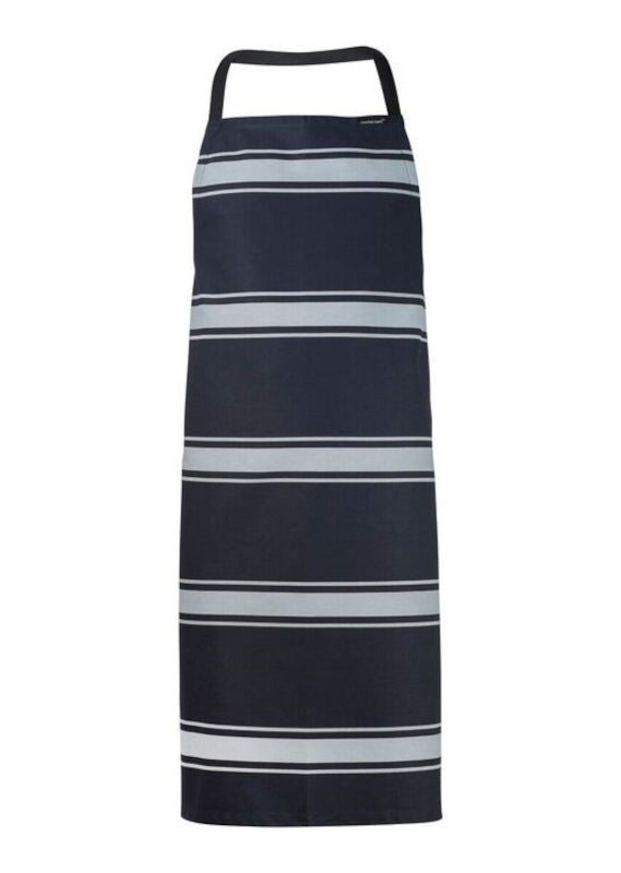 CA006 ChefsCraft Full Bib Butchers Stripe Apron
