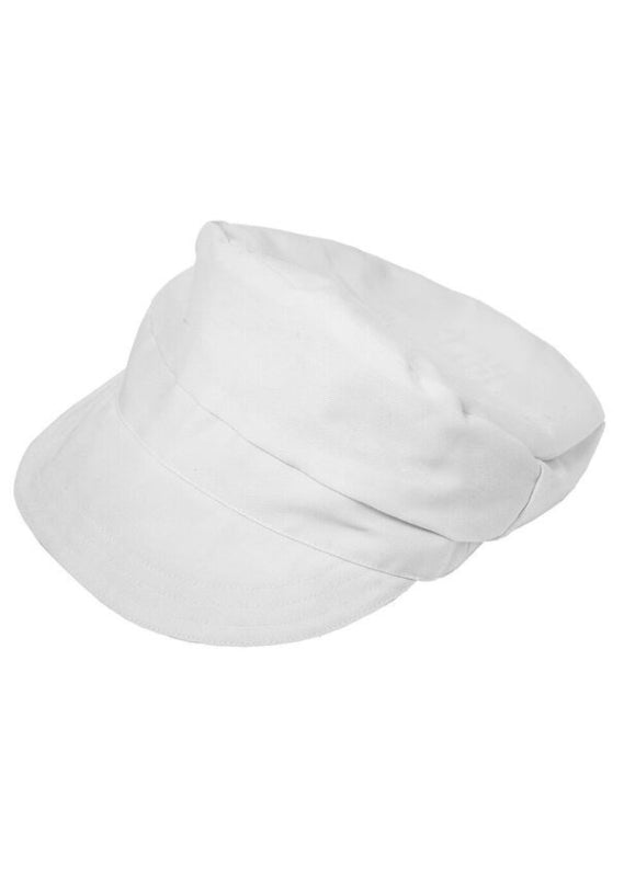 CC106 Chefs Craft Peak Cap With Hair Net