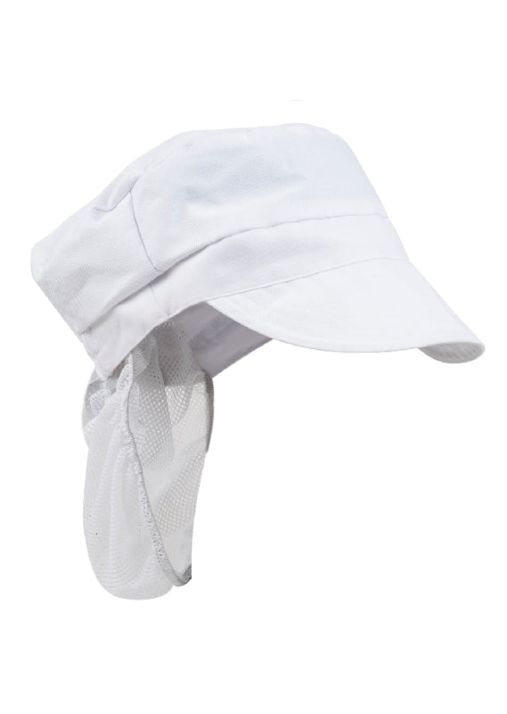 CC106 Chefs Craft Peak Cap With Hair Net