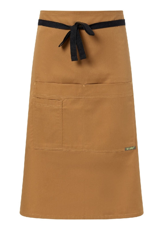 CA032 ChefsCraft 3/4 Apron w/Pockets