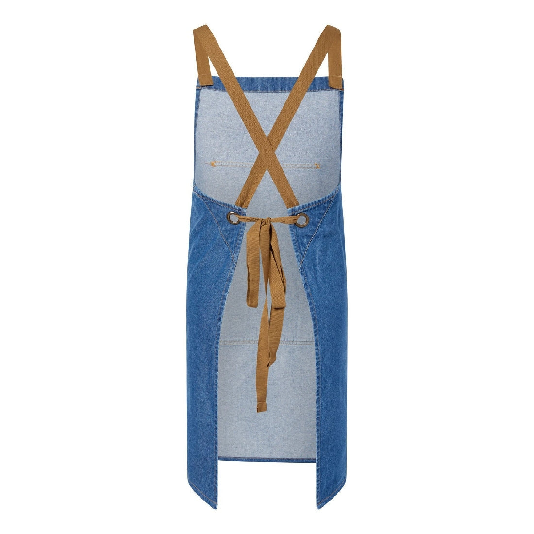 CA033 ChefsCraft Denim Bib Apron With Pocket