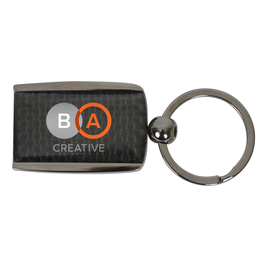 Deluxe Fibre Keychain - Branded