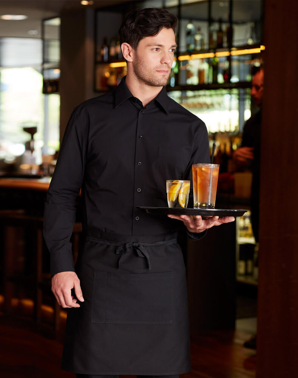 M7020L Men's Cotton/Poly Stretch Long Sheeve Shirt