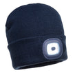 B029 Beanie LED Head Light USB Rechargeable - dixiesworkwear