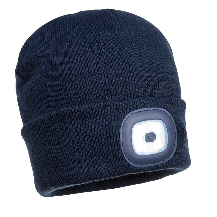 B029 Beanie LED Head Light USB Rechargeable - dixiesworkwear