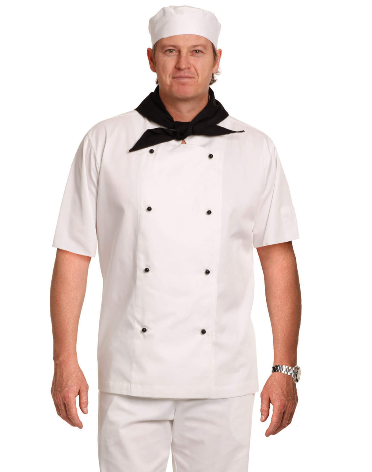 CJ02 Chef's Short Sleeve Jacket