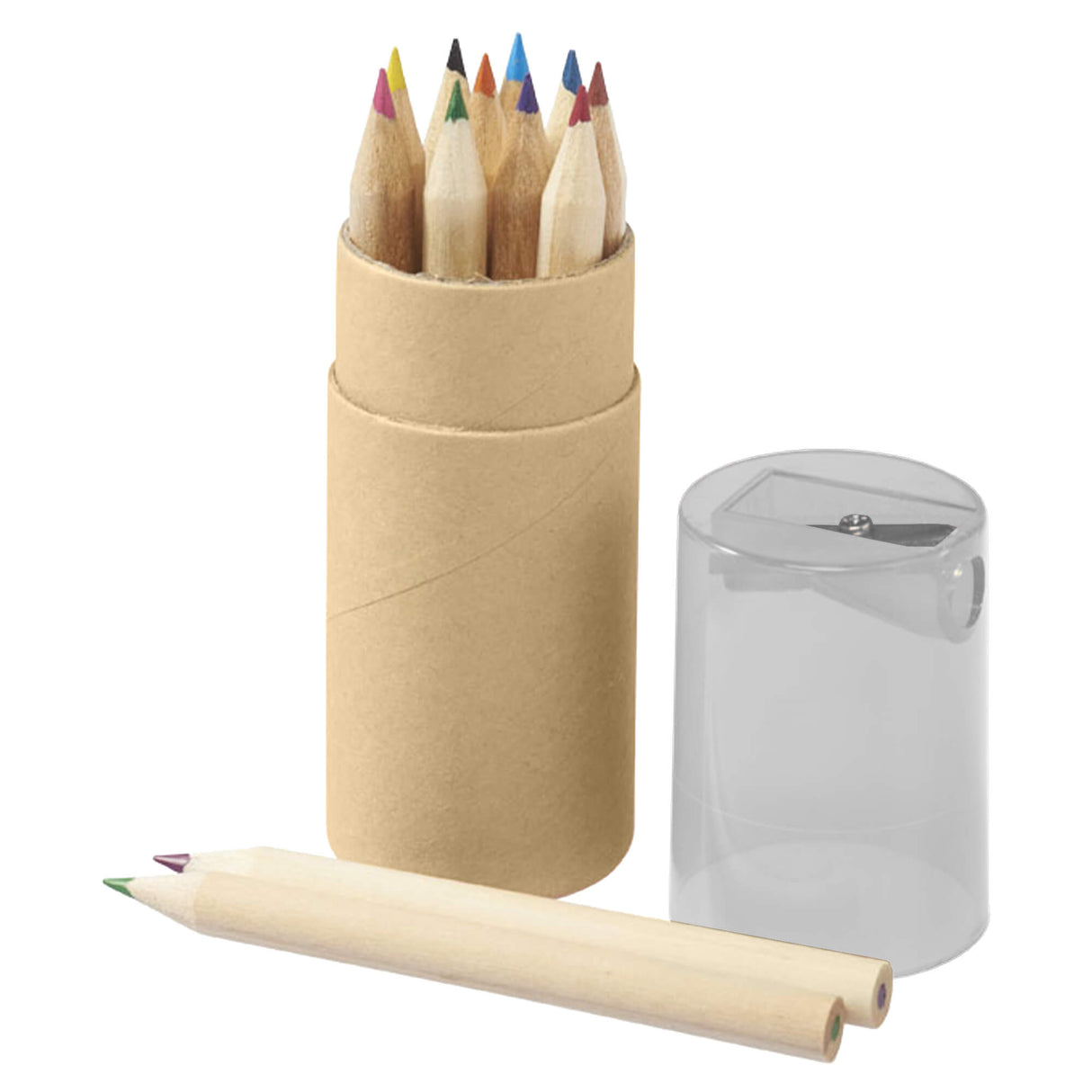 2 in 1 Colour Pencil Tube - Printed