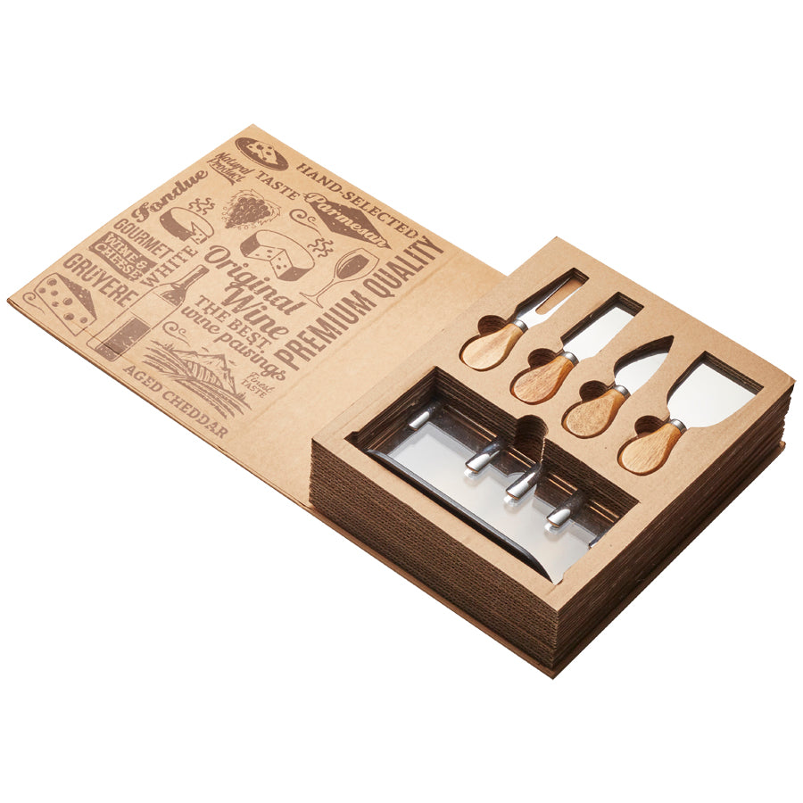 Cheese Knife Display Set - Printed