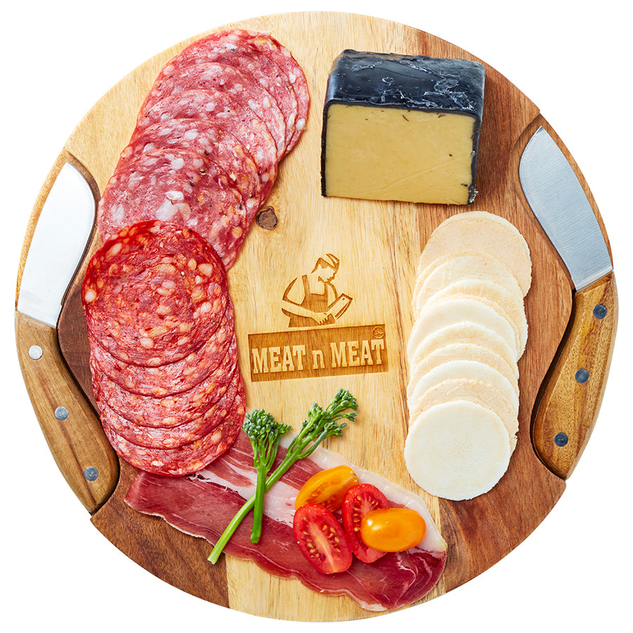 Cheeseboard & Knife Duo - Engraved