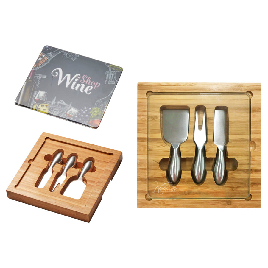 Walker Cheeseboard & Knife Set - Printed