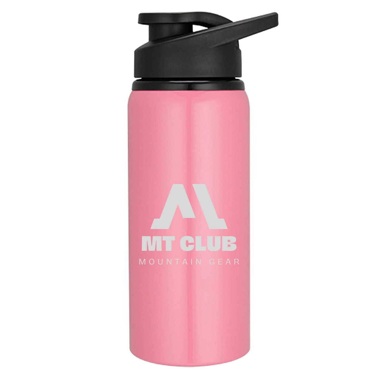Aluminium Custom Sports Bottle w/ Flip Top Lid 600ml