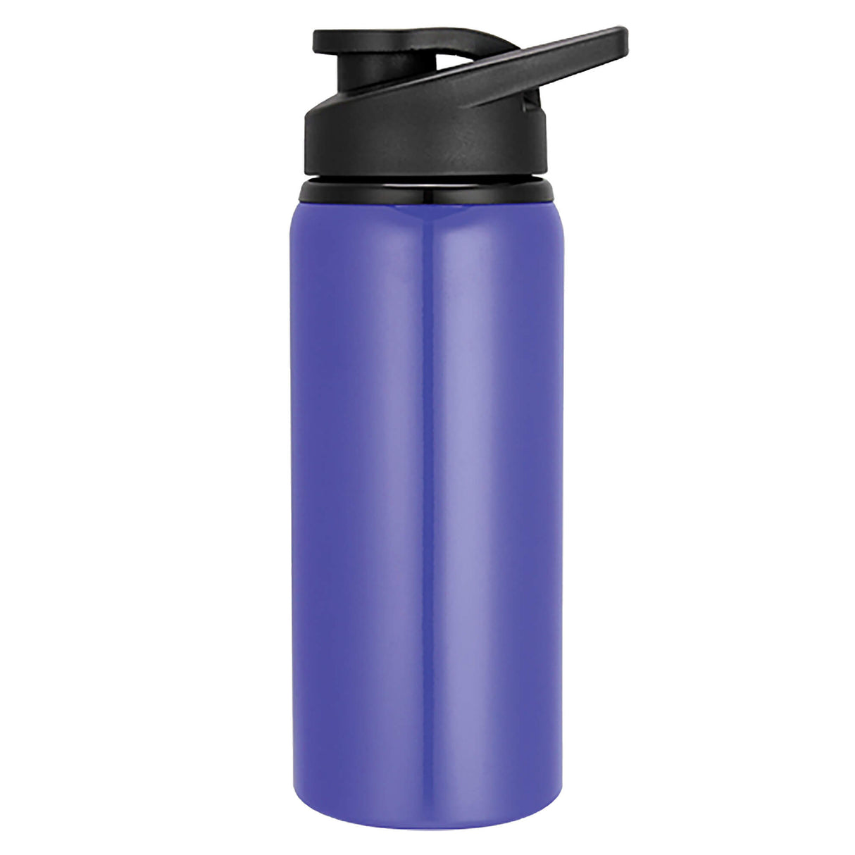 Aluminium Custom Sports Bottle w/ Flip Top Lid 600ml