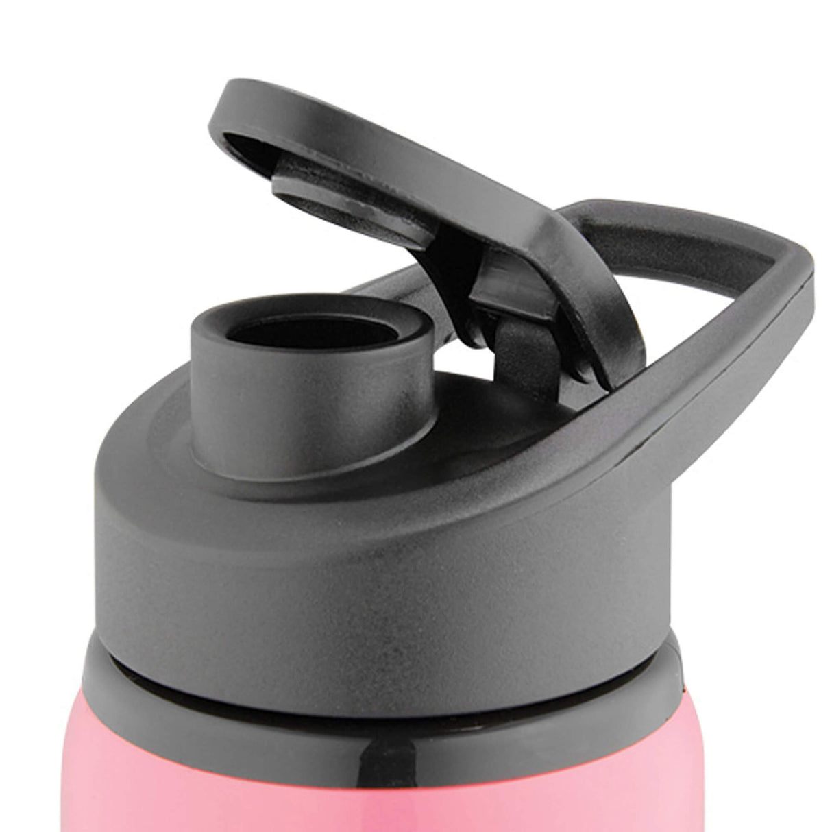 Aluminium Custom Sports Bottle w/ Flip Top Lid 600ml