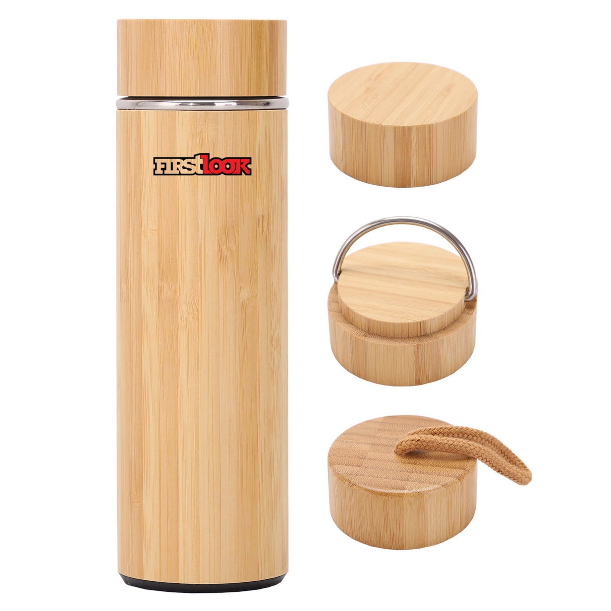 Bamboo Drink Bottle 450ml  - Printed