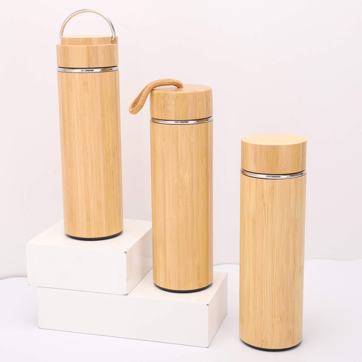 Bamboo Drink Bottle 450ml  - Printed