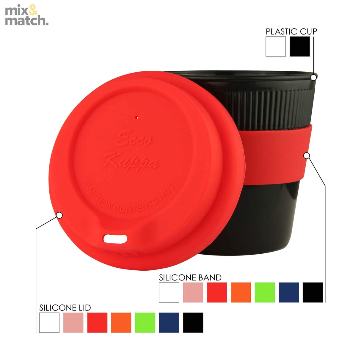 Ecco Coffee Cup 8oz  - Printed