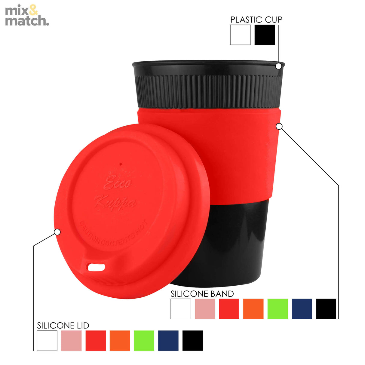 Ecco Coffee Cup 12oz - Printed
