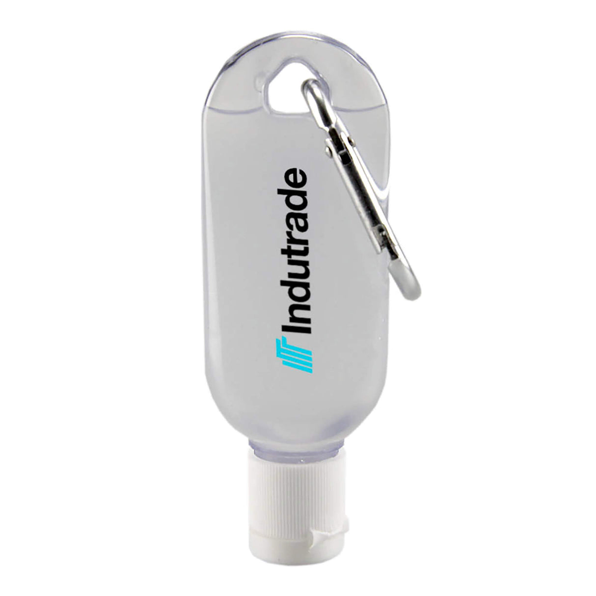 30ml Gel Hand Sanitiser with Carabiner - Printed