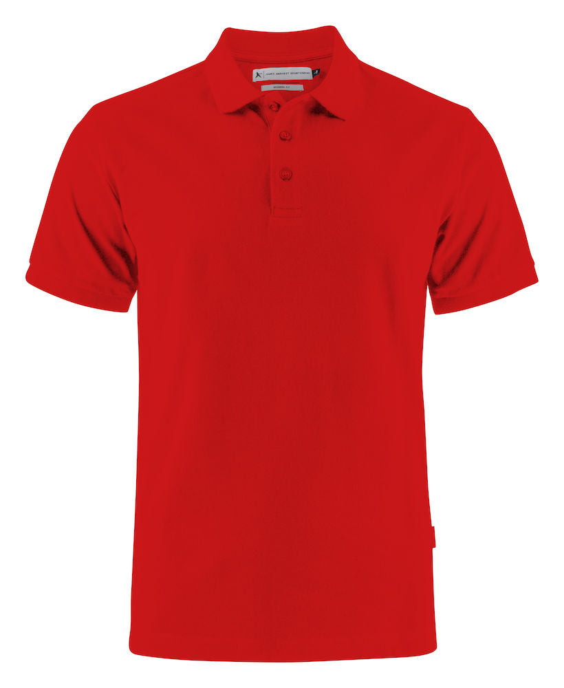 JH200 James Harvest Cotton Polo Mens