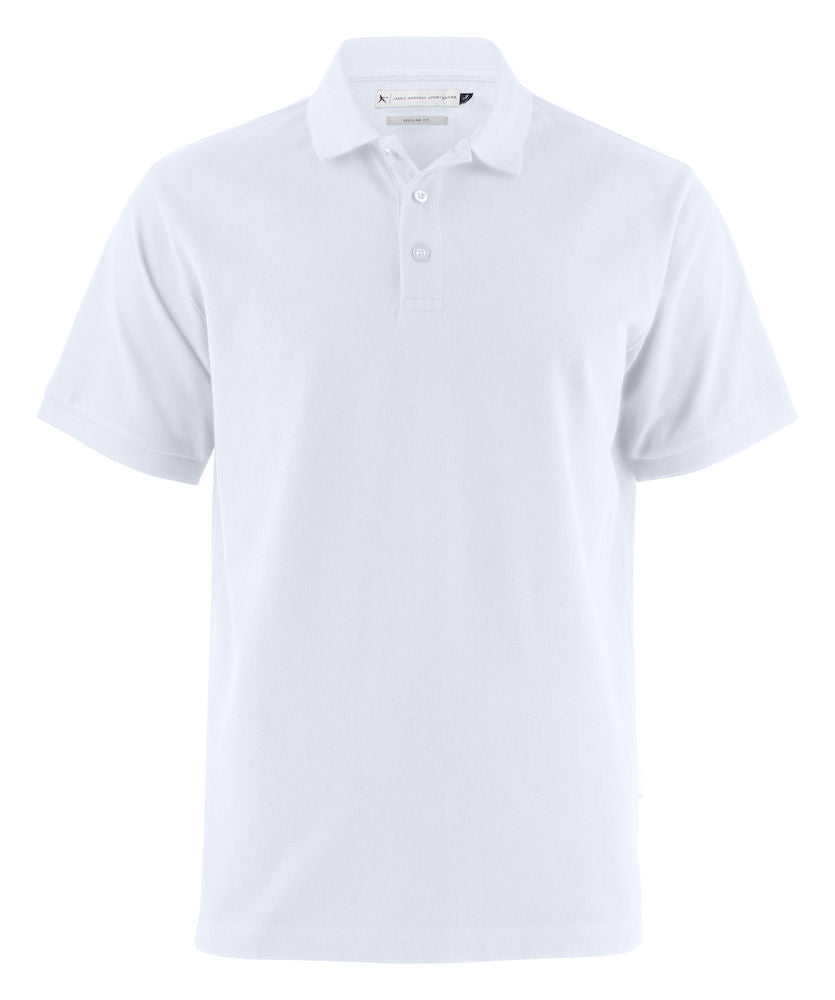 JH200 James Harvest Cotton Polo Mens