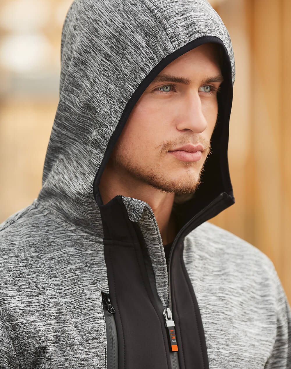 JK49 Functional Knit Hoodie