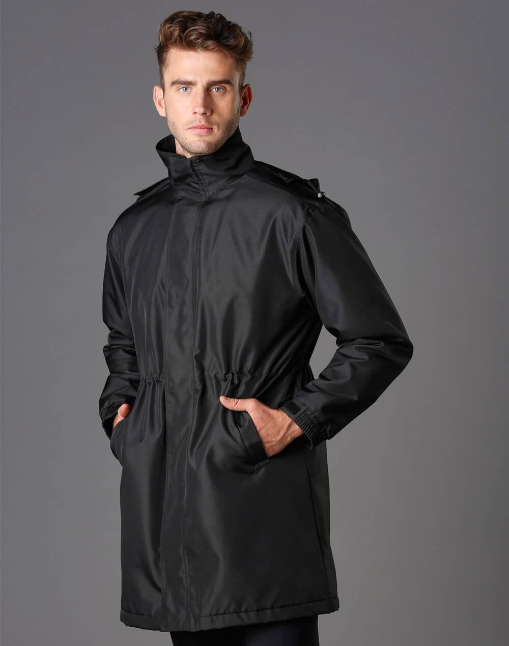 JK50 Longline Stadium Jacket