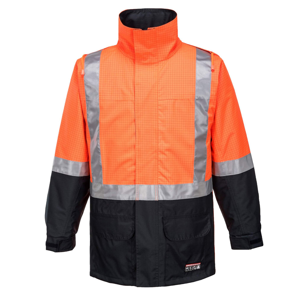 K8005  Huski Amp Hi-Vis Contrast Rain Jacket