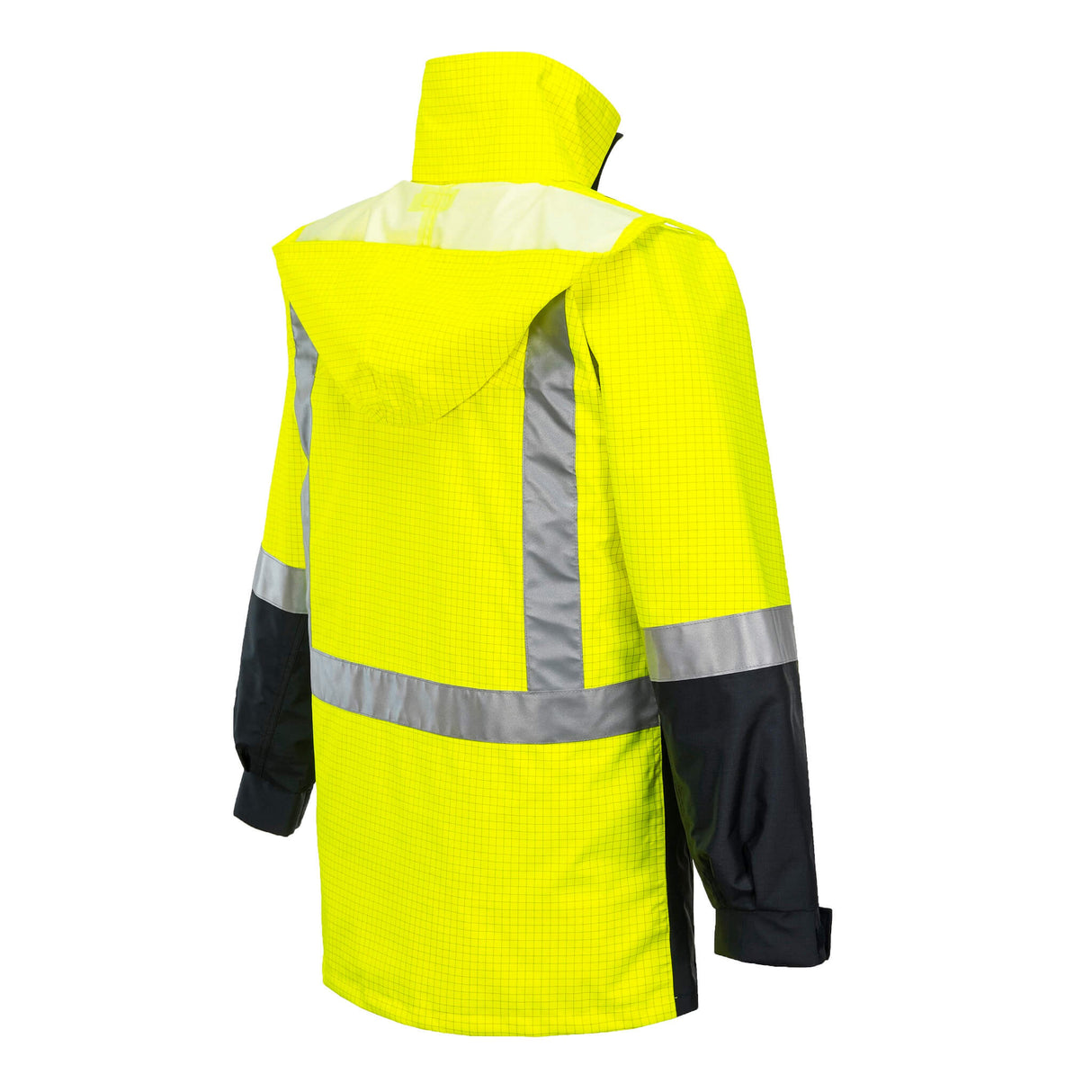 K8005  Huski Amp Hi-Vis Contrast Rain Jacket