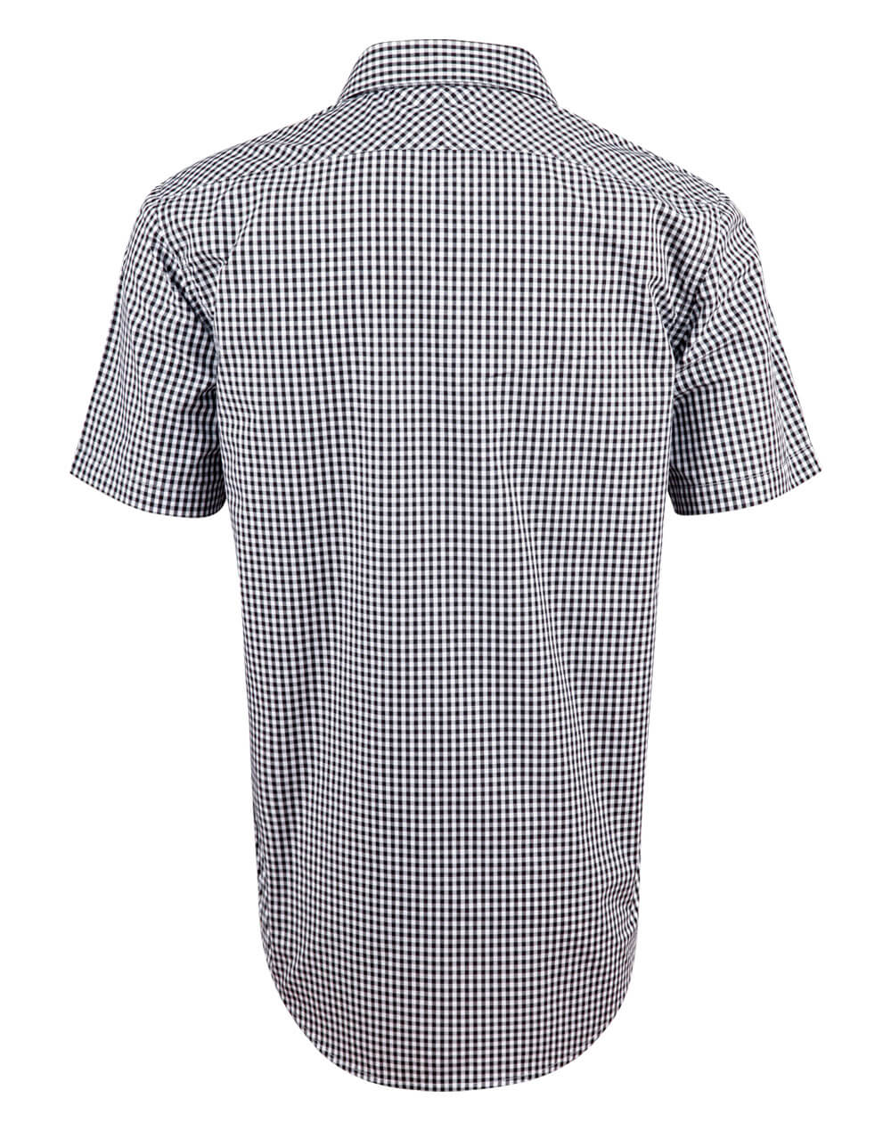 M7300S Men's Gingham Check Short Sleeve Shirt