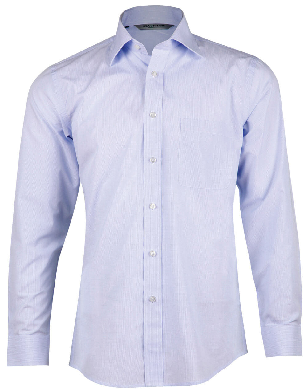 M7362 Men’s Mini Check Premium Cotton Long Sleeve Shirt