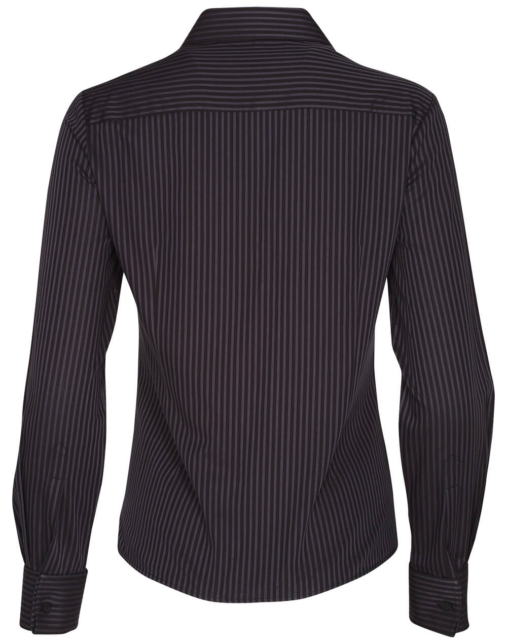 M8132 Women's Dobby Stripe Long Sleeve Shirt
